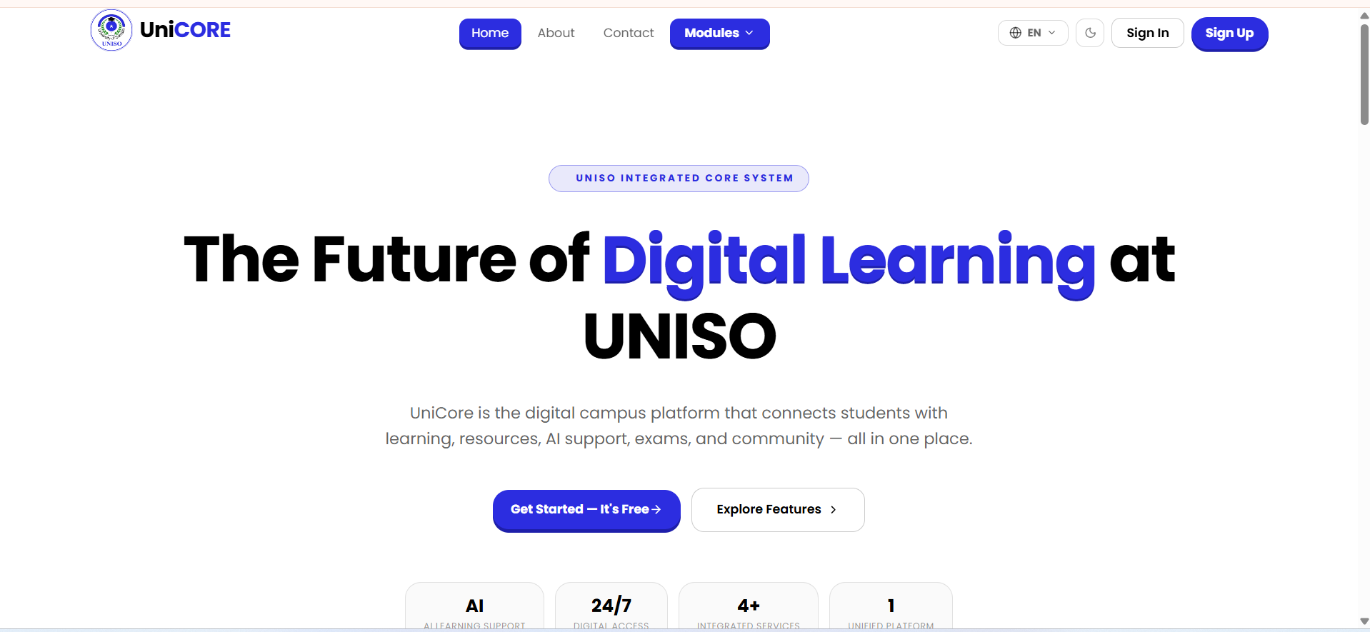 UNICORE Academic Digital Ecosystem